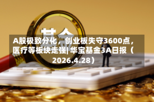 A股极致分化，创业板失守3600点，医疗等板块走强| 华宝基金3A日报（2026.4.28）