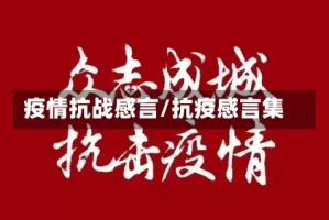 疫情抗战感言/抗疫感言集