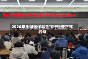 2026年全国医保基金飞行检查正式启动