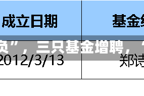 景顺长城顶流刘彦春“减负”，三只基金增聘，“团队化”成公募新方向