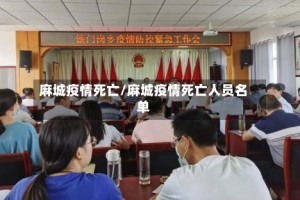 麻城疫情死亡/麻城疫情死亡人员名单