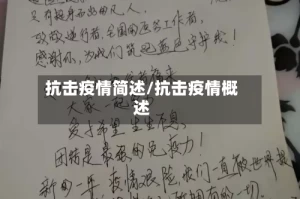 抗击疫情简述/抗击疫情概述