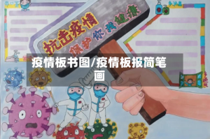 疫情板书图/疫情板报简笔画