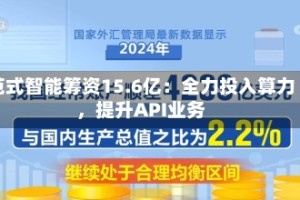 范式智能筹资15.6亿：全力投入算力，提升API业务