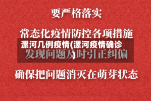 漯河几例疫情(漯河疫情确诊)