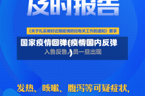国家疫情回弹(疫情国内反弹)