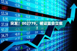 突发！002779，被证监会立案！