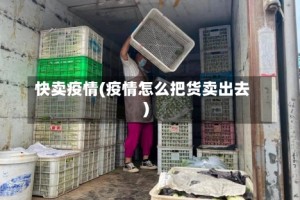快卖疫情(疫情怎么把货卖出去)