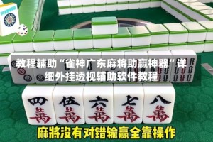 教程辅助“雀神广东麻将助赢神器”详细外挂透视辅助软件教程