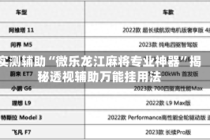 实测辅助“微乐龙江麻将专业神器”揭秘透视辅助万能挂用法