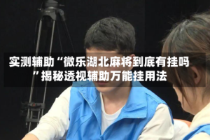 实测辅助“微乐湖北麻将到底有挂吗”揭秘透视辅助万能挂用法