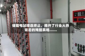 储能电站接连终止，揭开了行业火热背后的残酷真相……