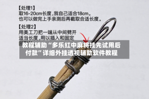 教程辅助“多乐红中麻将挂先试用后付款”详细外挂透视辅助软件教程