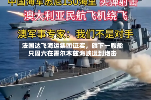 法国达飞海运集团证实，旗下一艘船只周六在霍尔木兹海峡遭到炮击