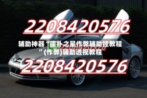 辅助神器“德扑之星作弊辅助挂教程”(作弊)辅助透视教程