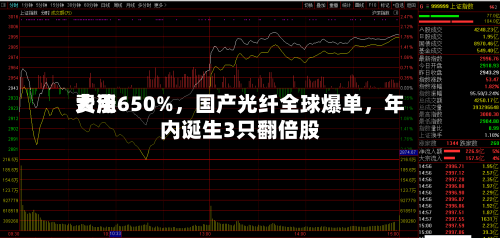 费用大涨650%	，国产光纤全球爆单，年内诞生3只翻倍股-第2张图片