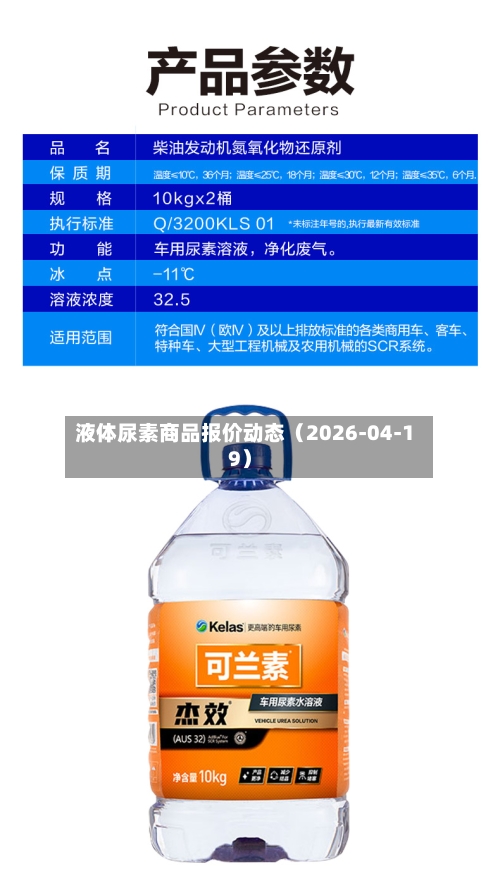 液体尿素商品报价动态（2026-04-19）-第1张图片