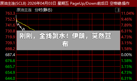 刚刚	，全线跳水！伊朗，突然宣布-第3张图片