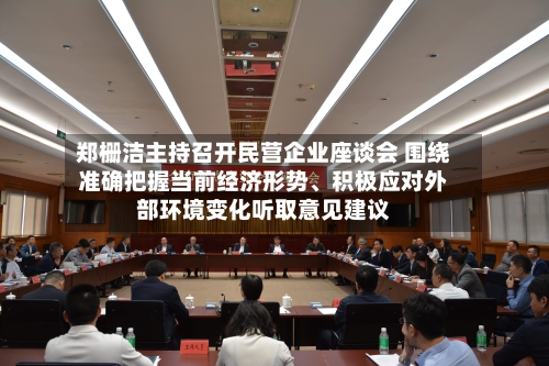 郑栅洁主持召开民营企业座谈会 围绕准确把握当前经济形势	、积极应对外部环境变化听取意见建议-第1张图片