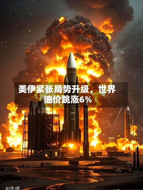 美伊紧张局势升级，世界油价跳涨6%-第2张图片