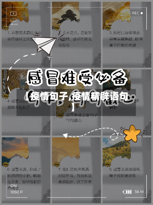 【疫情句子,疫情精辟语句】-第1张图片