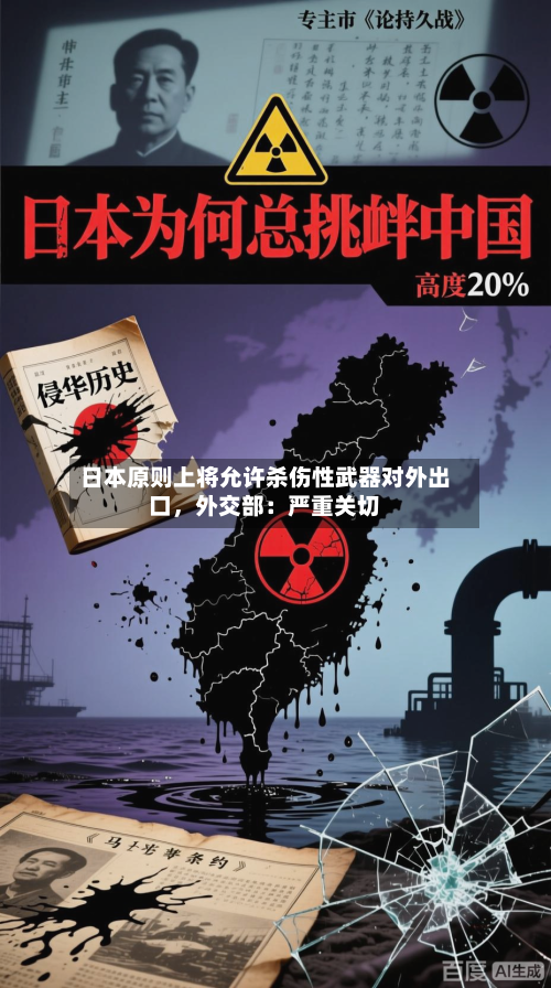 日本原则上将允许杀伤性武器对外出口	，外交部：严重关切-第1张图片