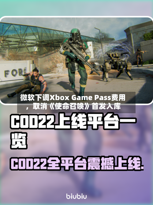 微软下调Xbox Game Pass费用	，取消《使命召唤》首发入库-第1张图片