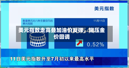 美元指数走高叠加油价反弹，施压金价回调-第1张图片
