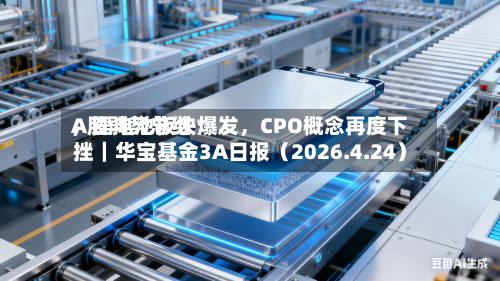 A股弱势总结，锂电池板块爆发	，CPO概念再度下挫｜华宝基金3A日报（2026.4.24）-第1张图片