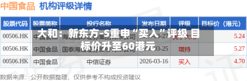 大和：新东方-S重申“买入”评级 目标价升至60港元-第3张图片