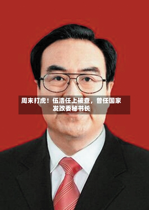 周末打虎！伍浩任上被查	，曾任国家发改委秘书长-第2张图片