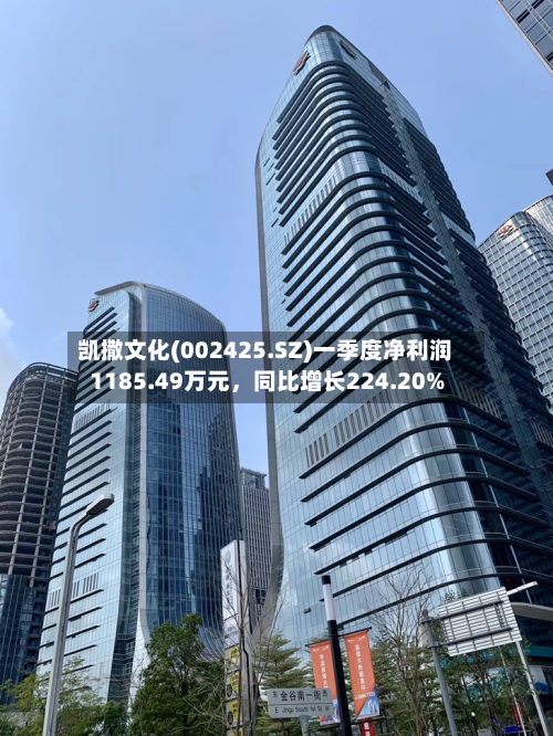 凯撒文化(002425.SZ)一季度净利润1185.49万元，同比增长224.20%-第1张图片