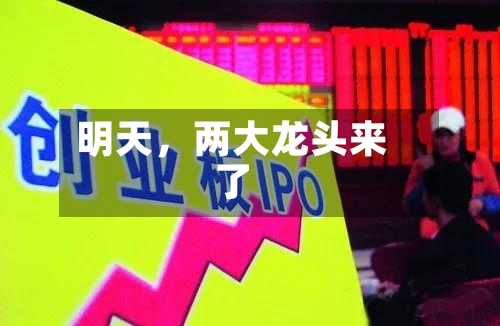 明天，两大龙头来了-第3张图片