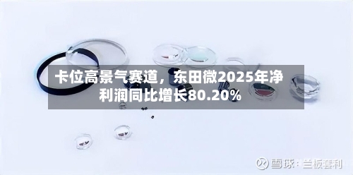 卡位高景气赛道	，东田微2025年净利润同比增长80.20%-第1张图片