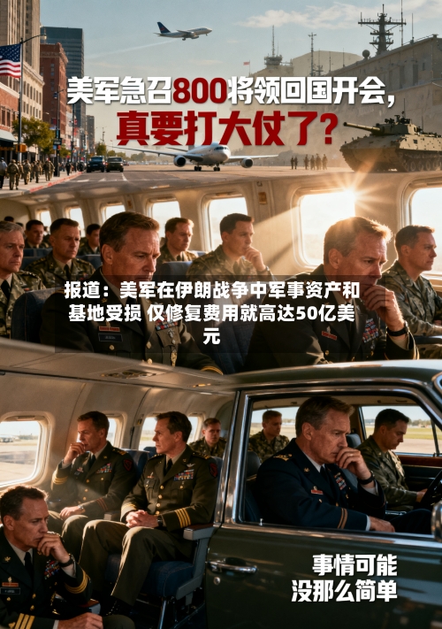 报道：美军在伊朗战争中军事资产和基地受损 仅修复费用就高达50亿美元-第1张图片