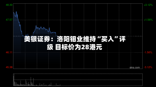 美银证券：洛阳钼业维持“买入”评级 目标价为28港元-第2张图片