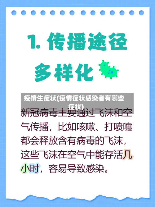 疫情生症状(疫情症状感染者有哪些症状)-第1张图片