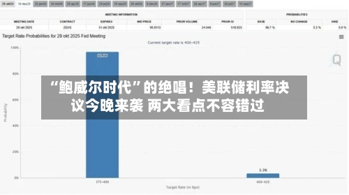 “鲍威尔时代”的绝唱！美联储利率决议今晚来袭 两大看点不容错过-第2张图片