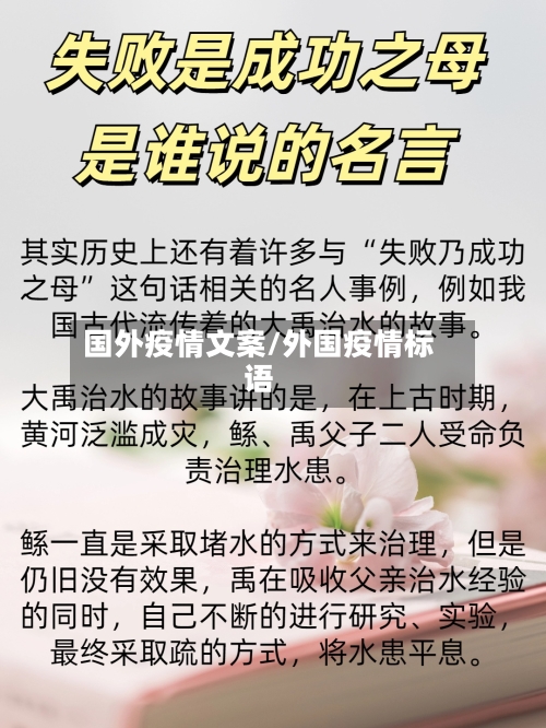 国外疫情文案/外国疫情标语-第1张图片