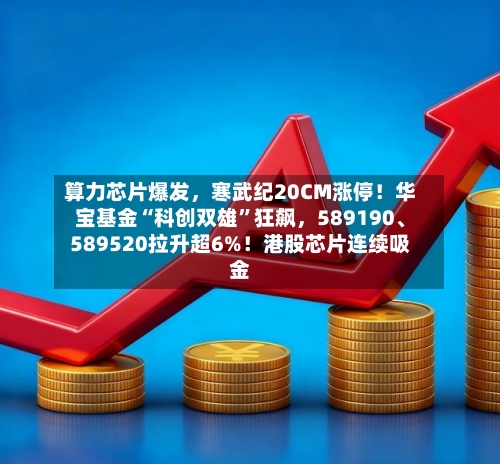 算力芯片爆发，寒武纪20CM涨停！华宝基金“科创双雄”狂飙，589190、589520拉升超6%！港股芯片连续吸金-第3张图片