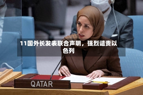 11国外长发表联合声明，强烈谴责以色列-第2张图片
