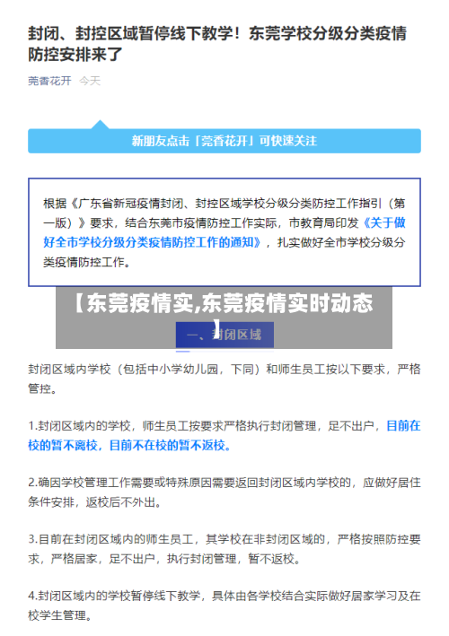 【东莞疫情实,东莞疫情实时动态】-第1张图片