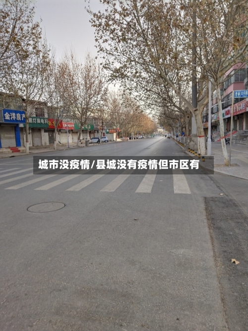 城市没疫情/县城没有疫情但市区有-第1张图片
