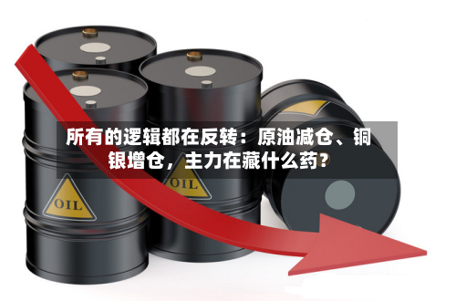 所有的逻辑都在反转：原油减仓	、铜银增仓	，主力在藏什么药？-第3张图片