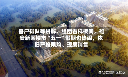客户排队等讲解、组团看样板间	，雄安新区楼市“五一”假期也热闹，依旧严格限购、现房销售-第2张图片