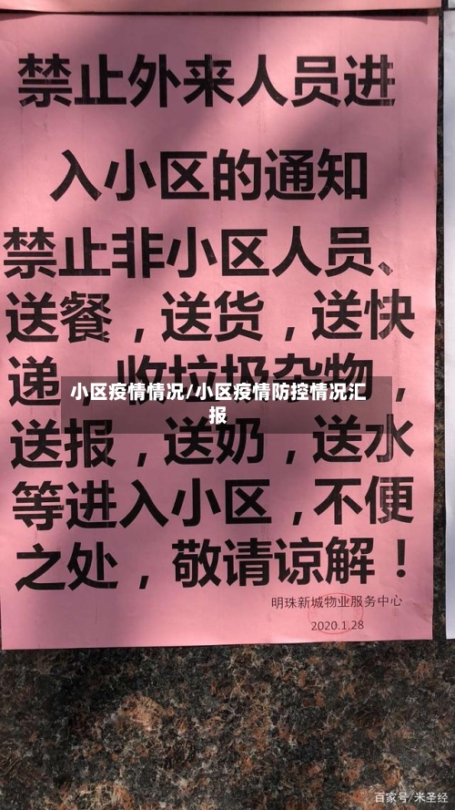 小区疫情情况/小区疫情防控情况汇报-第1张图片