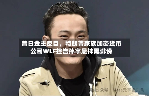 昔日金主反目，特朗普家族加密货币公司WLF控告孙宇晨抹黑诽谤-第3张图片