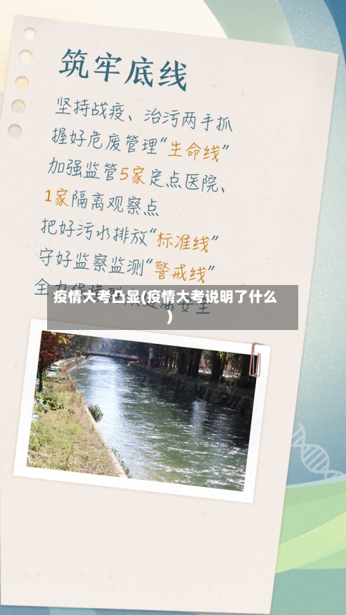 疫情大考凸显(疫情大考说明了什么)-第3张图片