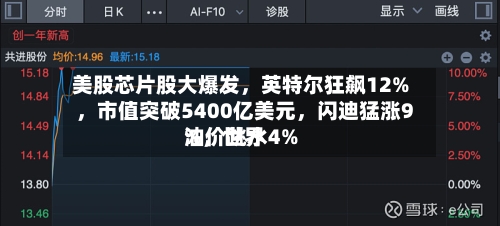 美股芯片股大爆发	，英特尔狂飙12%，市值突破5400亿美元，闪迪猛涨9%	，世界油价跳水4%-第3张图片