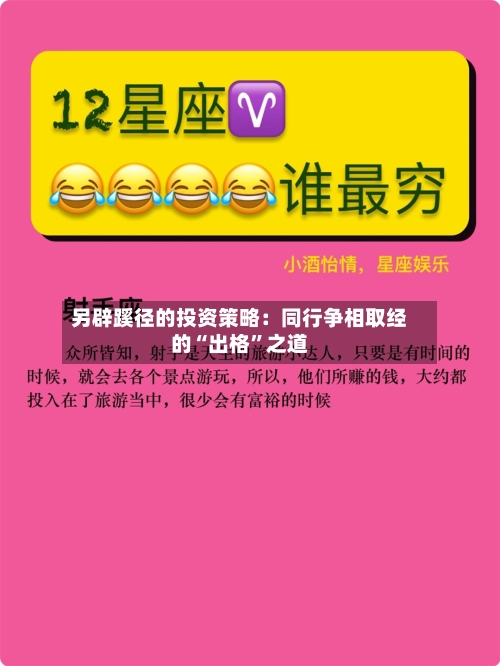 另辟蹊径的投资策略：同行争相取经的“出格	”之道-第1张图片